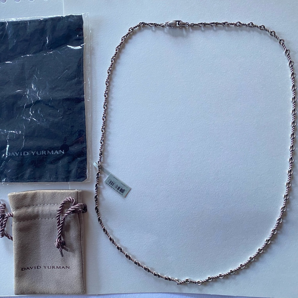 David Yurman Men’s Continuance Twisted Cable 26” Necklace